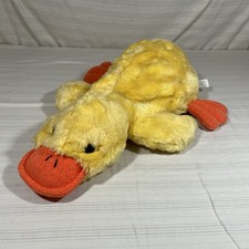 HTF Vintage Chosun International Yellow Duck Plush 17” Laying Down Stuffed Toy picture