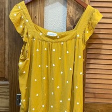 Universal thread yellow with white picture