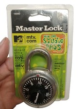 New Limited Release Vintage 2001 MTV Studio Combination Master Lock  picture
