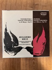 Ruggiero Ricci Tchaikovsky Dvorak Violin Concertos London ffrr CS 6215 Vinyl LP picture