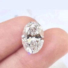 2.70 CT Natural White Diamond 8x10 MM 1 Pcs Oval Cut VVS1 D Grade Certified V4 picture