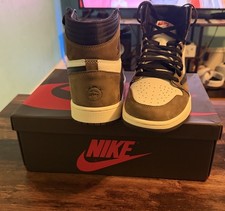 NEW Travis Scott X Jordan 1 Retro High OG Mocha picture