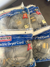5/Certified Appliance Accessories 6ft 5-Prong Electric Dryer Power Cord Gray picture