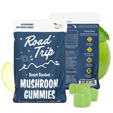 Road Trip - Nootropic Gummies 8 Count Mushroom Gummy - USA Made - Green Apple picture