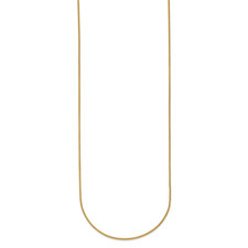 Herco 1.1mm Spiga Chain Necklace 16 inch 14k Yellow Gold Solid picture