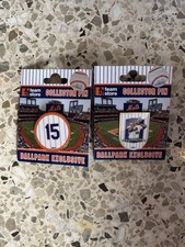 Set Of 2 CARLOS BELTRAN New York METS Pins Citifield  HOF Number Retirement Hall picture