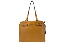 Coach Easton Brown Leather Tote Bag picture