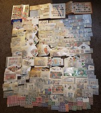 HUGE 7,500+ Stamps Lot Albums United States International Used Mint Old Vtg picture