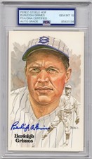 Burleigh Grimes - Signed Perez Steele - PSA - GEM MINT 10 Autograph #4 picture