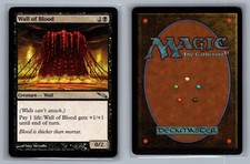 Wall of Blood #82 Mirrodin Magic: The Gathering MTG - LP picture