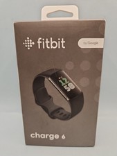 NEW Fitbit Charge 6 Fitness Tracker - Black - w/Google Apps & Heart Rate Tracker picture