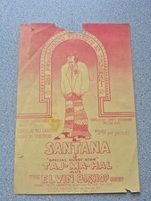 Santana Taj Ma Hal Elvin Bishop Handbill picture