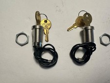 Electric 2 Positions ON OFF Metal Key lock Switch with Keys 2 pieces Made in USA picture