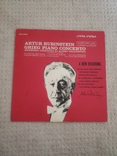 Grieg: Piano Concerto: Artur Rubinstein, Alfred Wallenstein, LP 1972 - EX Vinyl  picture