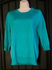 EUC J.Crew Tippi Merino Wool Sweater Size S Teal picture