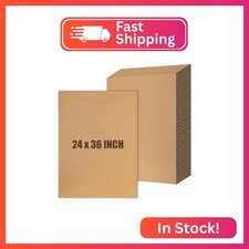 Feifeiya 30 Pack Corrugated Cardboard Sheets 24 x 36 Inch Large Flat Cardboard S picture