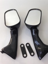 Black Racing Mirrors For 1991-1998 Honda CBR 600 F2 F3/1993-1997 Honda CBR900RR picture
