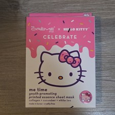 THE CREME SHOP HELLO KITTY CELEBRATE “ME TIME” SHEETS 3 PC NEW w BOX Limited Ed picture