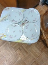 Vintage French Limoges Lunch Dessert Plates Plate Set Of Four picture