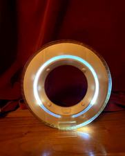 Disney's Tron Legacy Deluxe Identity Disc White Kevin Flynn Light Up w/ Stand picture