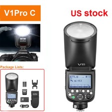 Godox V1 Pro C TTL Li-ion Round Head Camera Flash Speedlight for Canon Camera picture