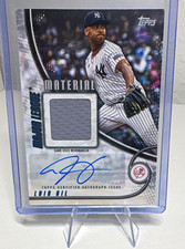 Topps 2025 Update Major League Material Autographs Luis Gil Yankees MMAU-LG /50 picture
