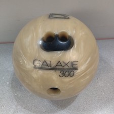 Vintage Brunswick Galaxie 300 White Bowling Ball - 12lb  picture
