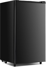 3.2 Cu.Ft Single Door Mini Fridge with Freezer Black picture