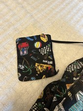 Vtg Nicole miller landmark duffle bag w/ attached coin purse picture