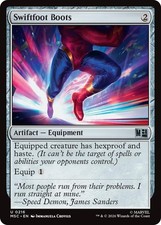 Swiftfoot Boots NM-Mint Commander: Marvel Super Heroes MTG picture
