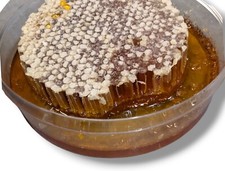 HONEYCOMB HONEY 17.6oz 500g 100% PURE UNFILTERED HONEY COMB DELICIOUS picture