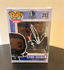 Funko Pop NBA Kyrie Irving Dallas Mavericks #213 Autographed VS w/ COA picture