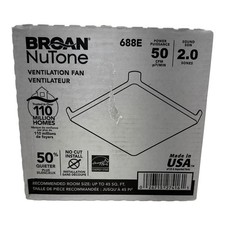 Broan NuTone 50 CFM Bathroom Exhaust Fan 2.0 Sones Energy Star 688E New picture