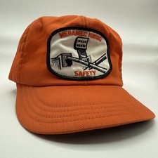 Vintage 1960s 70s Meramec Mining Safety Hat Pea Ridge Mine Missouri Snapback picture