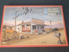 FX Schmid Country Store 500 Piece Jigsaw Puzzle Les Kouba 1994 Vintage 90048 picture