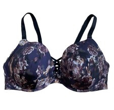 Torrid Curve 360 Back Smoothing Push Up Plunge Bra Sz 44DDD Multicolor picture