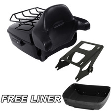 Black King Trunk Mount Rack Fit For Harley Pack Touring 2014-Up US picture