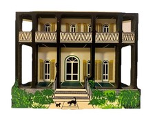 Shelia’s HEMMINGWAY HOUSE 1995 Key West Florida Limited Edition Wooden Shelf Art picture