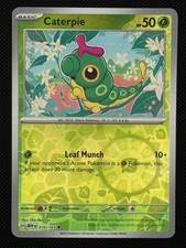 Caterpie 010/165 Common 151 Reverse Holo Near Mint picture