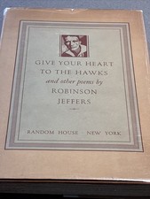 1933 Robinson Jeffers GIVE YOUR HEART To The HAWKS And Other Poems st Ed picture