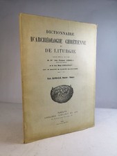 Dictionnaire d'archologie chrtienne et de liturgie fascicules CLVIII-CLIX [158-1 picture