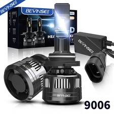 BEVINSEE V45 9006 HB4 CSP LED Headlight Bulbs Low Beam 120W 22000LM Bright White picture