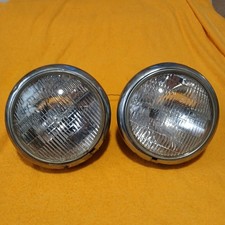 Vintage 6V Tung-Sol Headlights Pair 1947–1955 Chevy GMC Truck Sealed Beam OEM picture