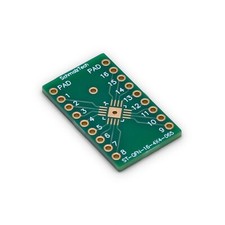 QFN-16, 4mm x 4mm, 0.65mm Pitch SMD to DIP Adapter, ST-QFN-16-4X4-065,  3 Pieces picture