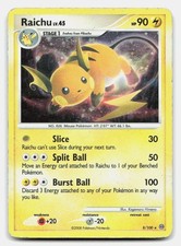 Raichu 8/100 Holo Rare Stormfront Pokemon HP picture