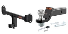 CURT Trailer Hitch Kit w/ 2in Receiver, Ball Mount, Hitch Lock, Pin & Clip 13578 picture