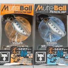 Jackall Mute Ball Pencil + Minnow 38F JDM LRF Mebaru Surface Set See-Through picture