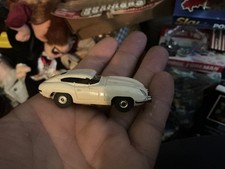 VINTAGE Aurora T-Jet HO Slot Car 63' Jaguar - White picture