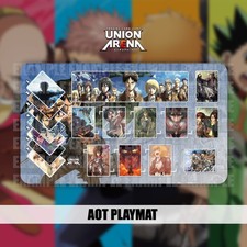 Playmat Union Arena - Attack On Titan - 24 x 14 in. (600 x 350 mm) Stitched Edge picture