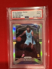 2019-20 Panini Prizm - Rookie Ja Morant #249 Silver Prizm (RC) PSA 9 picture
